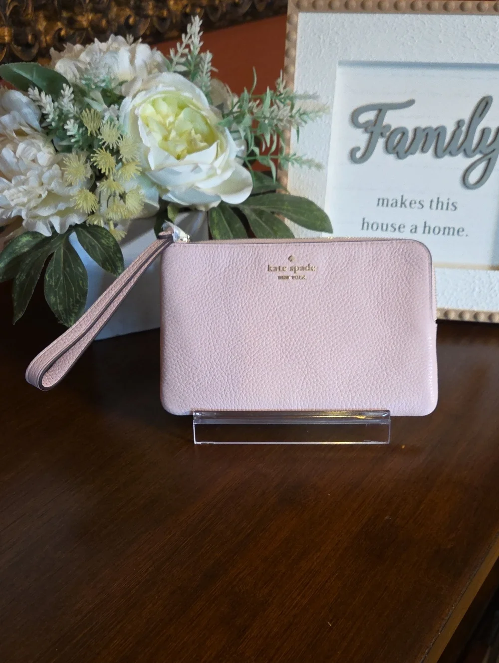 Kate Spade New York Leila Medium L-Zip Wristlet NWT - Picture 5 of 12